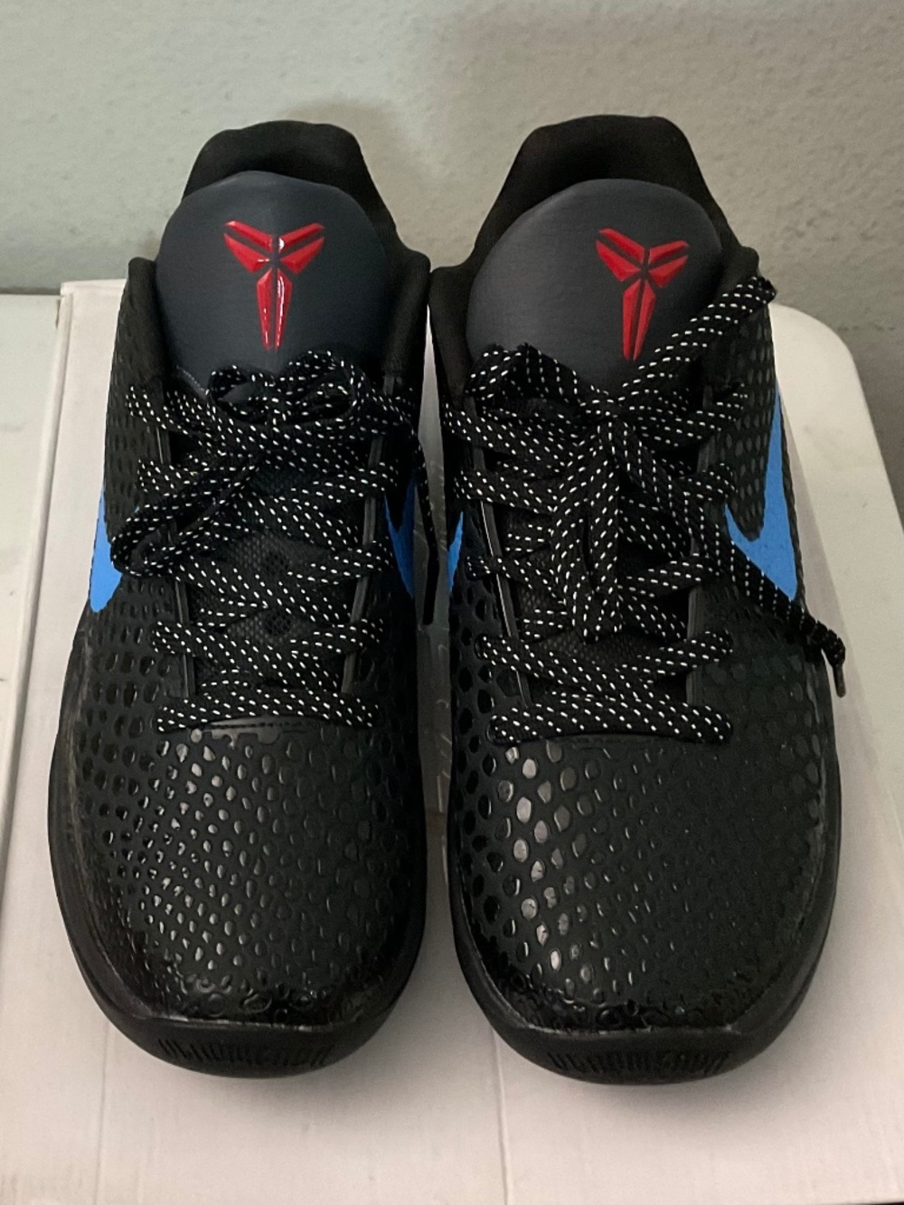 Nike Kobe 6 Dark Knight Sneakers.